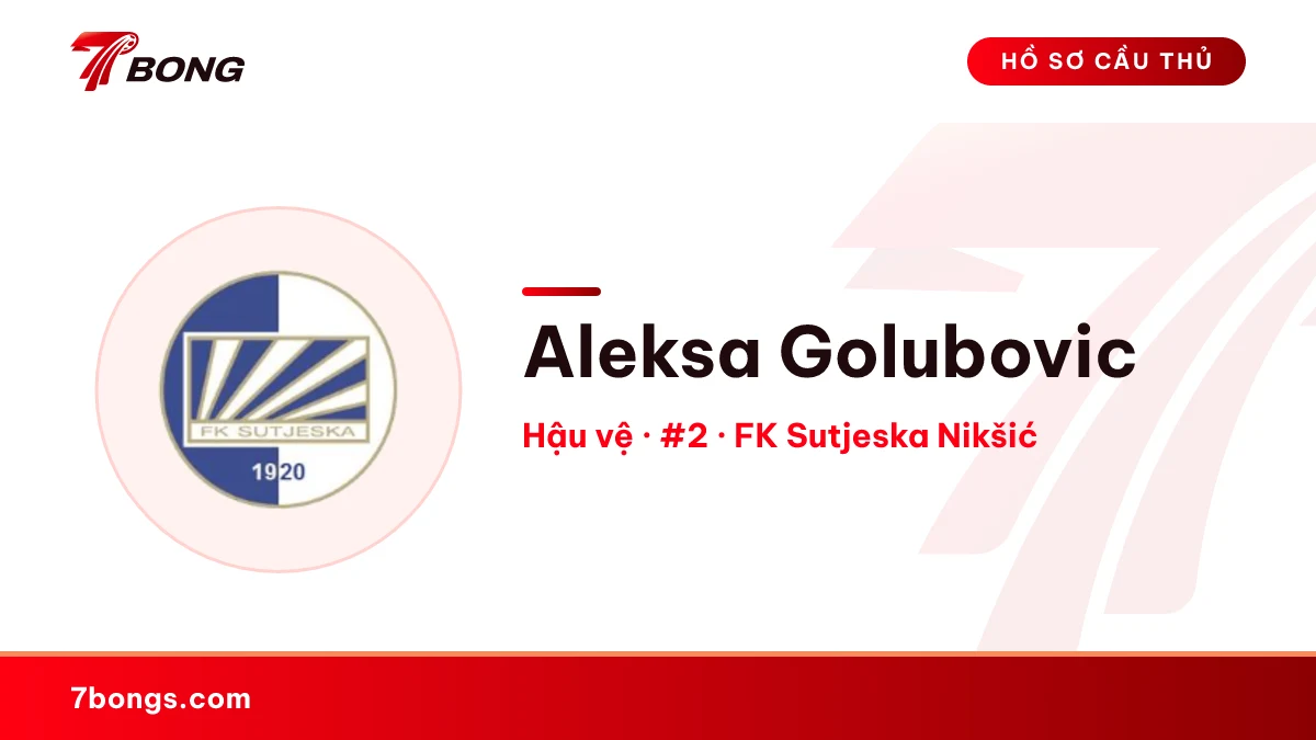 Aleksa Golubovic — FK Sutjeska Nikšić