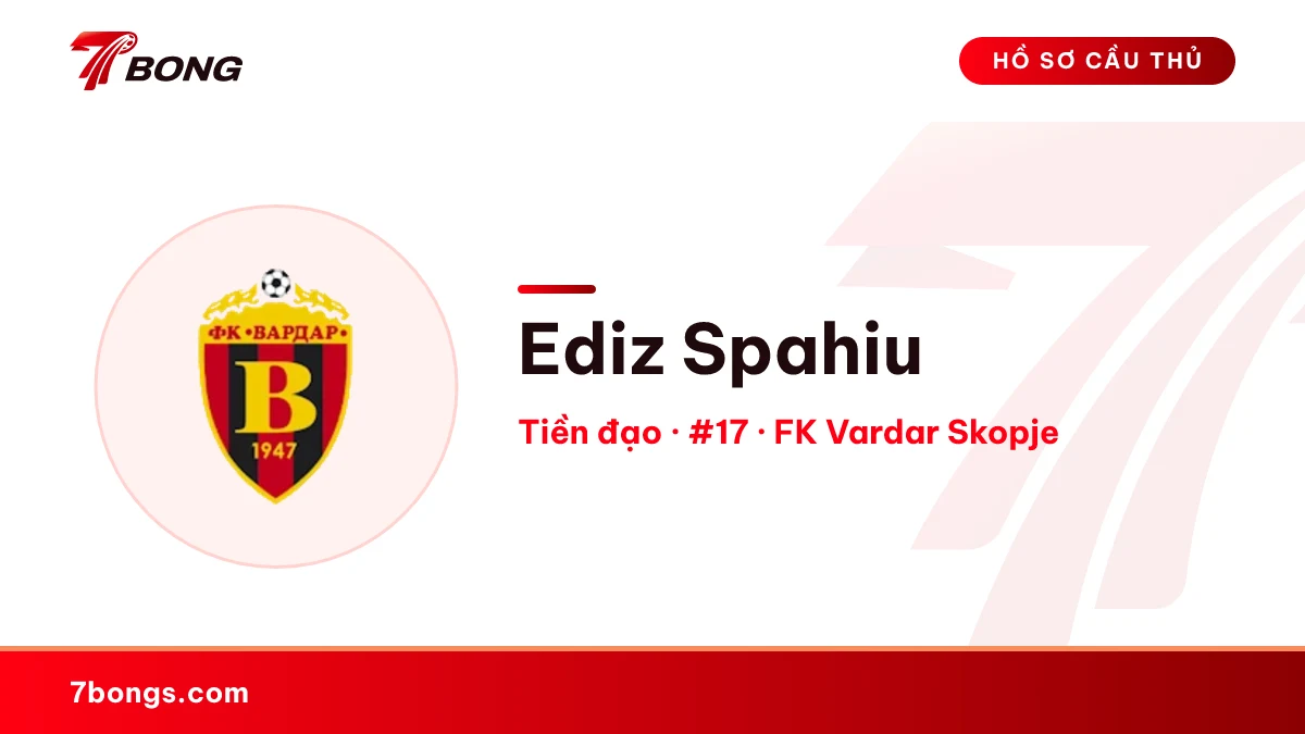 Ediz Spahiu — FK Vardar Skopje