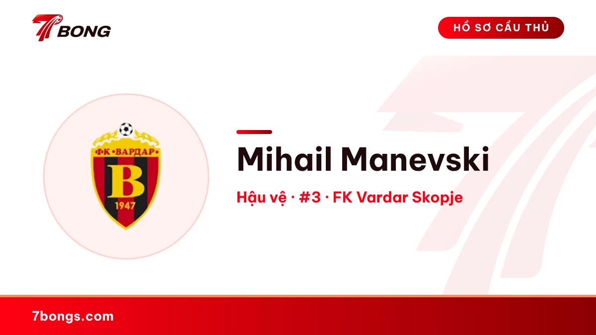 Mihail Manevski — FK Vardar Skopje