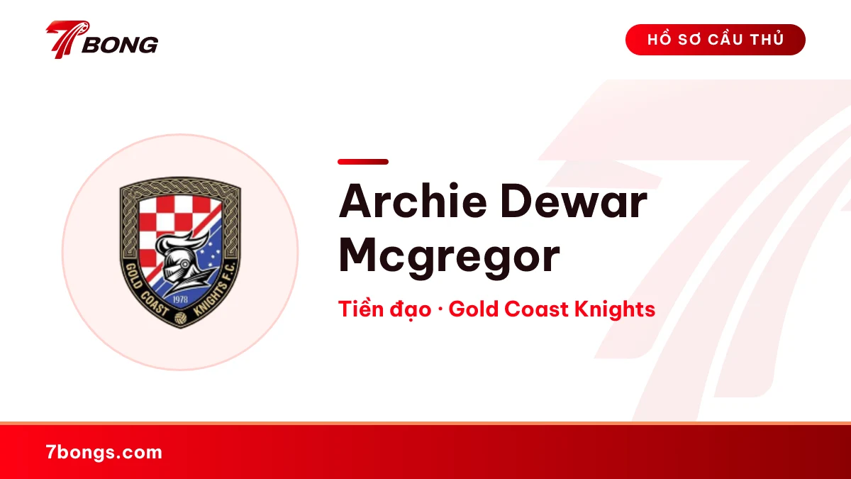 Archie Dewar Mcgregor — Gold Coast Knights