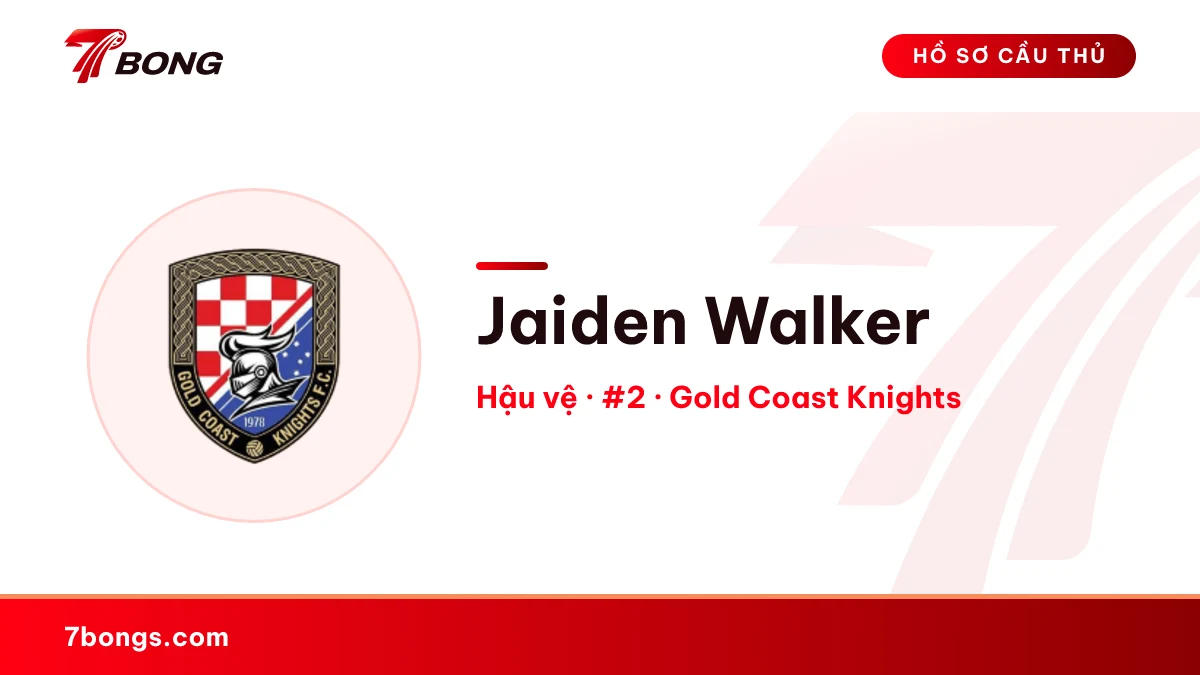Jaiden Walker — Gold Coast Knights