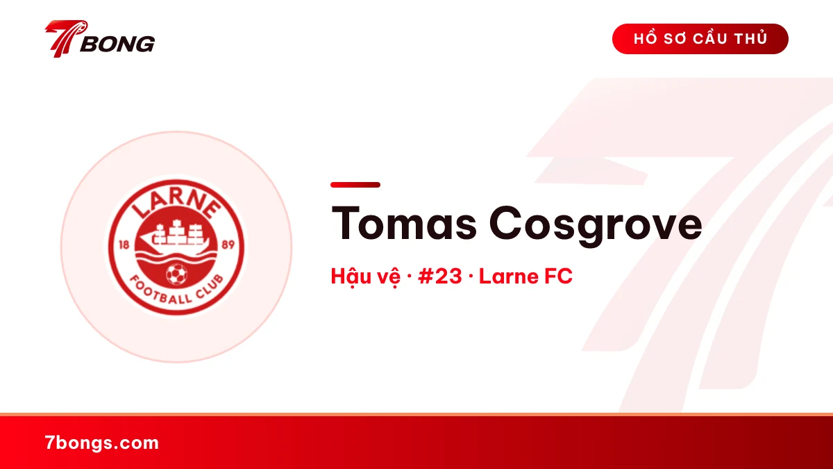 Tomas Cosgrove — Larne FC