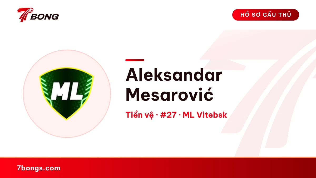 Aleksandar Mesarović — ML Vitebsk