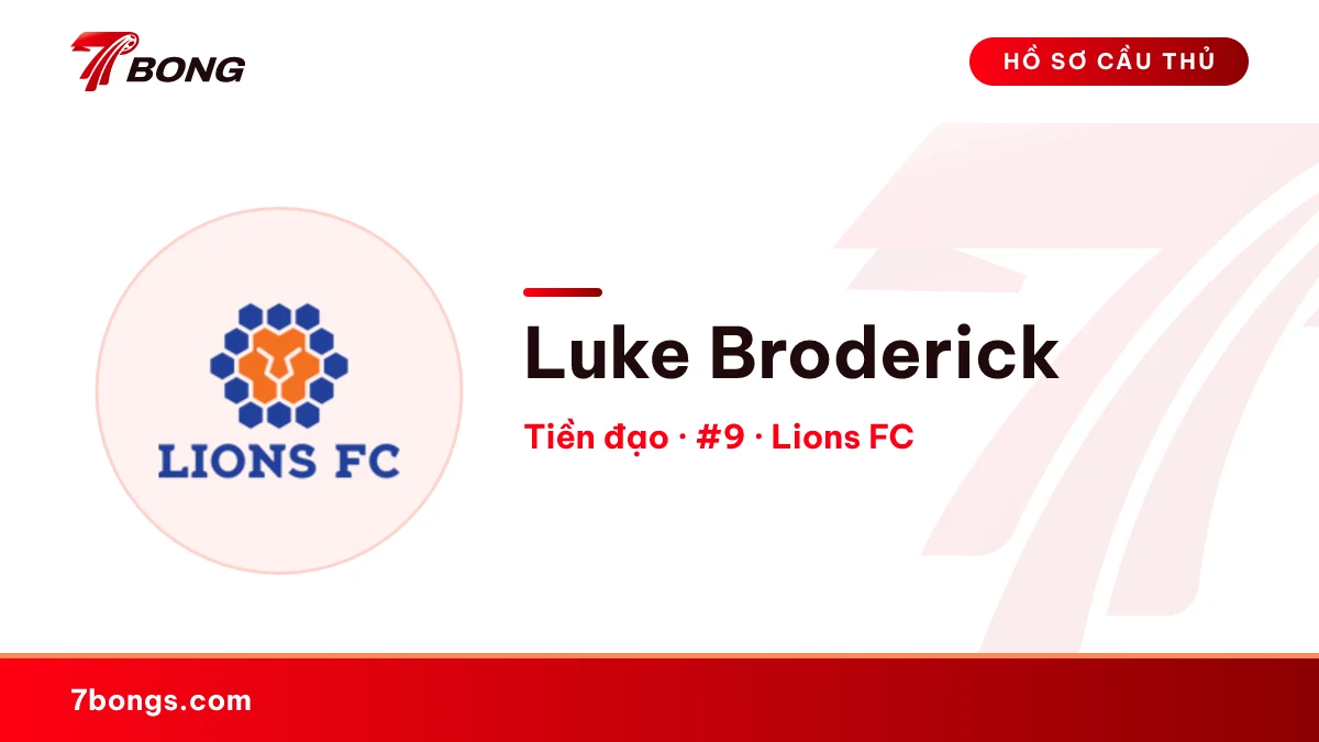 Luke Broderick — Lions FC