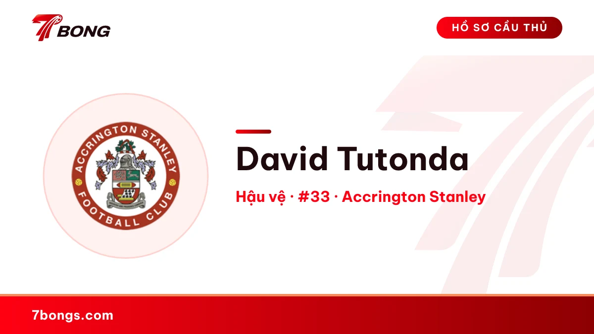 David Tutonda — Accrington Stanley