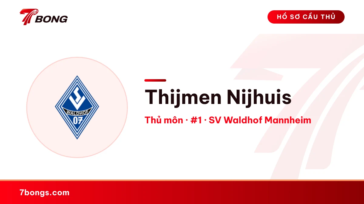 Thijmen Nijhuis — SV Waldhof Mannheim