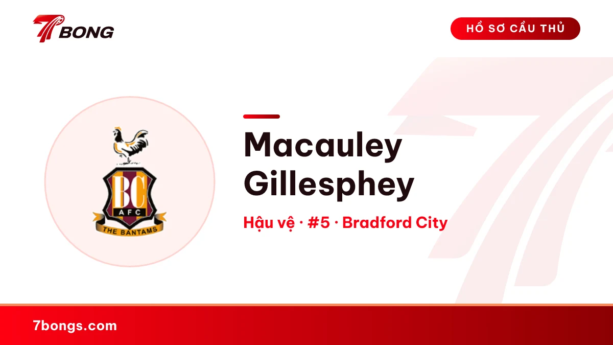 Macauley Gillesphey — Bradford City