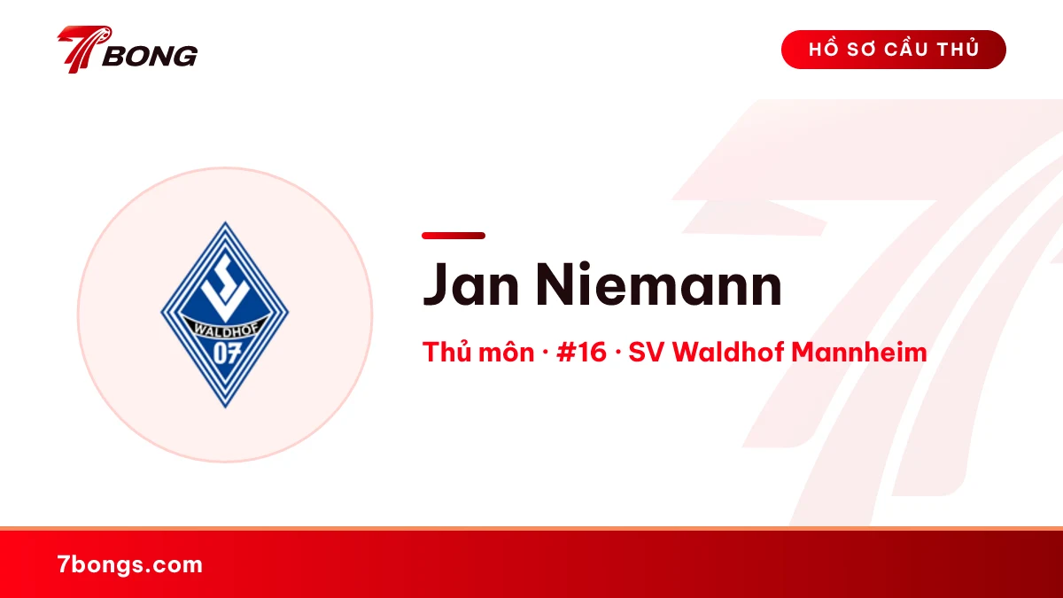 Jan Niemann — SV Waldhof Mannheim