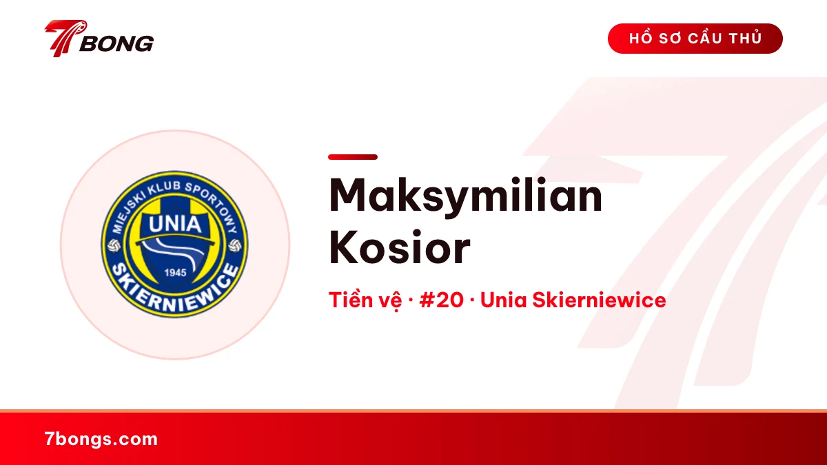 Maksymilian Kosior — Unia Skierniewice