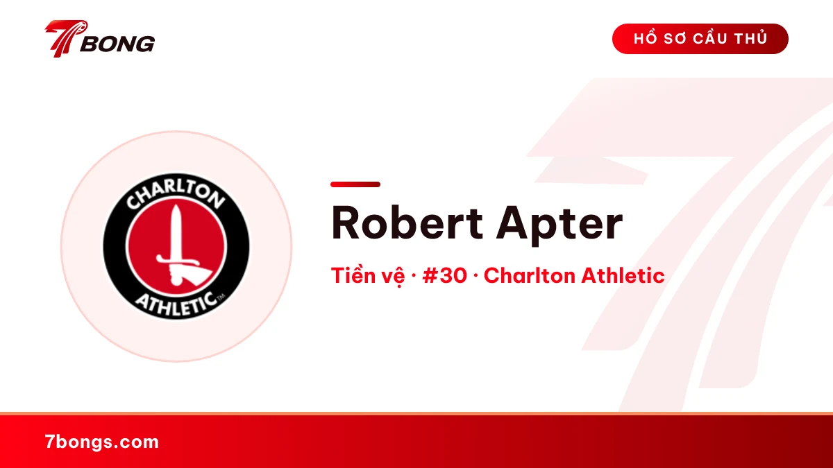 Robert Apter — Charlton Athletic
