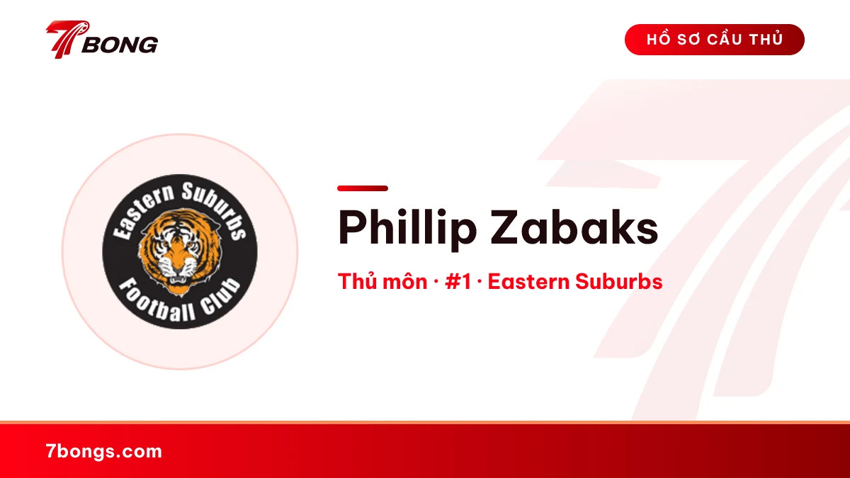 Phillip Zabaks — Eastern Suburbs
