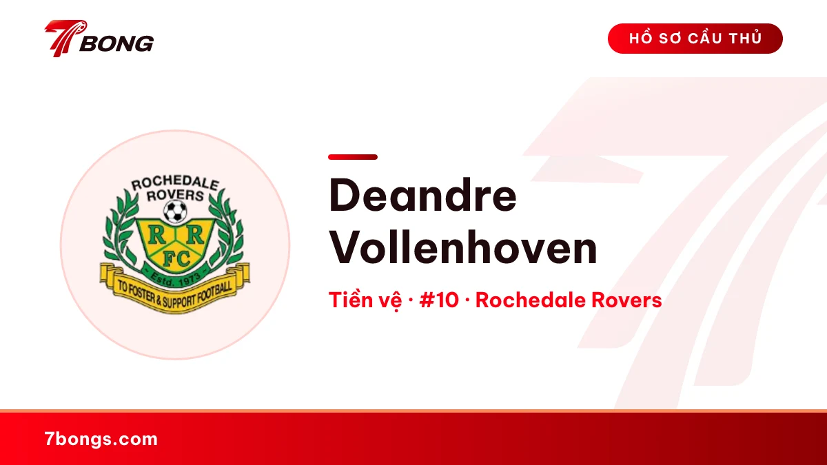 Deandre Vollenhoven — Rochedale Rovers