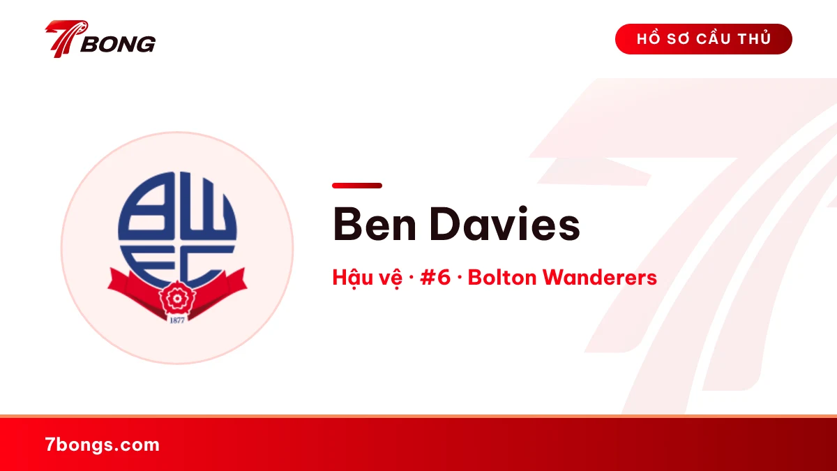 Ben Davies — Bolton Wanderers