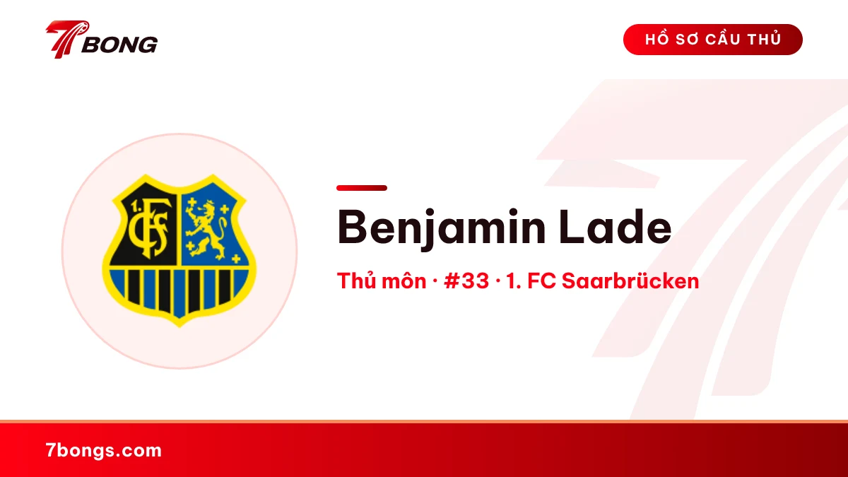 Benjamin Lade — 1. FC Saarbrücken