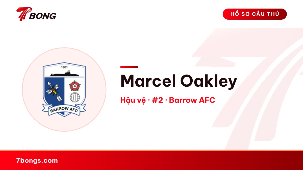 Marcel Oakley — Barrow AFC
