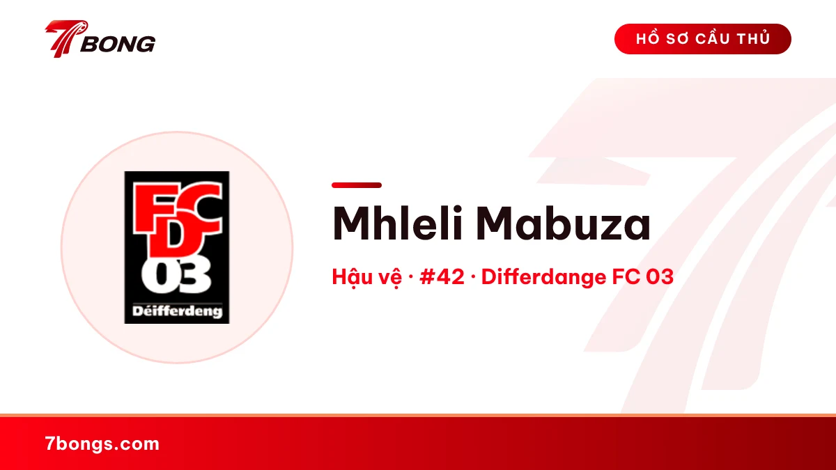 Mhleli Mabuza — Differdange FC 03