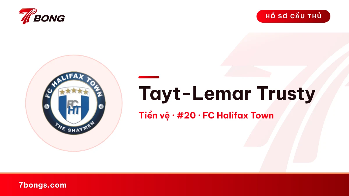 Tayt-Lemar Trusty — FC Halifax Town
