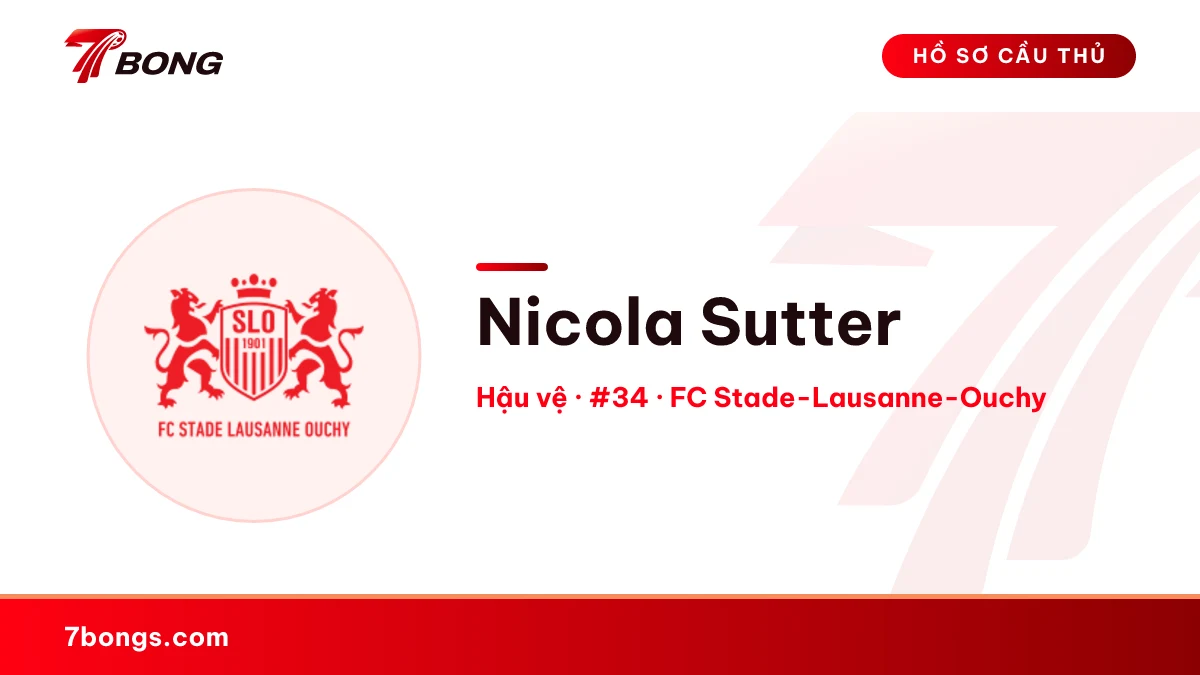 Nicola Sutter — FC Stade-Lausanne-Ouchy