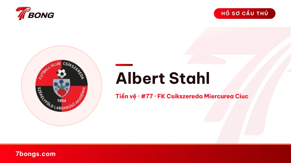 Albert Stahl — FK Csíkszereda Miercurea Ciuc