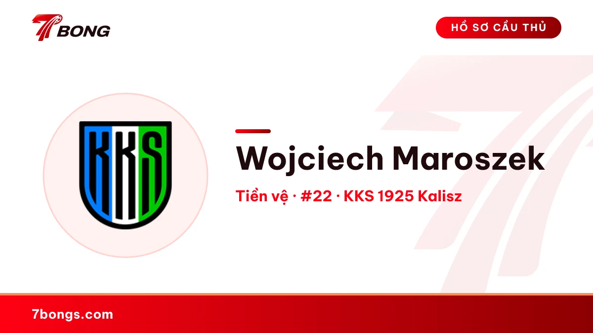 Wojciech Maroszek — KKS 1925 Kalisz