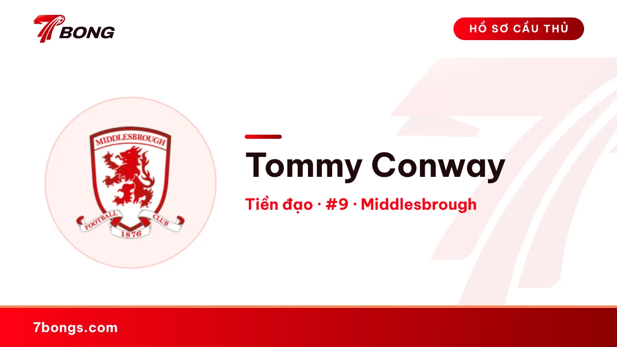 Tommy Conway — Middlesbrough
