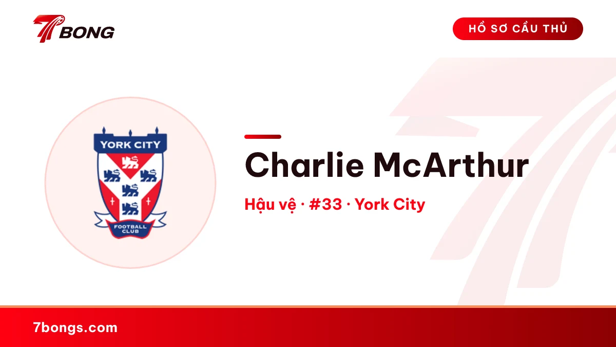 Charlie McArthur — York City