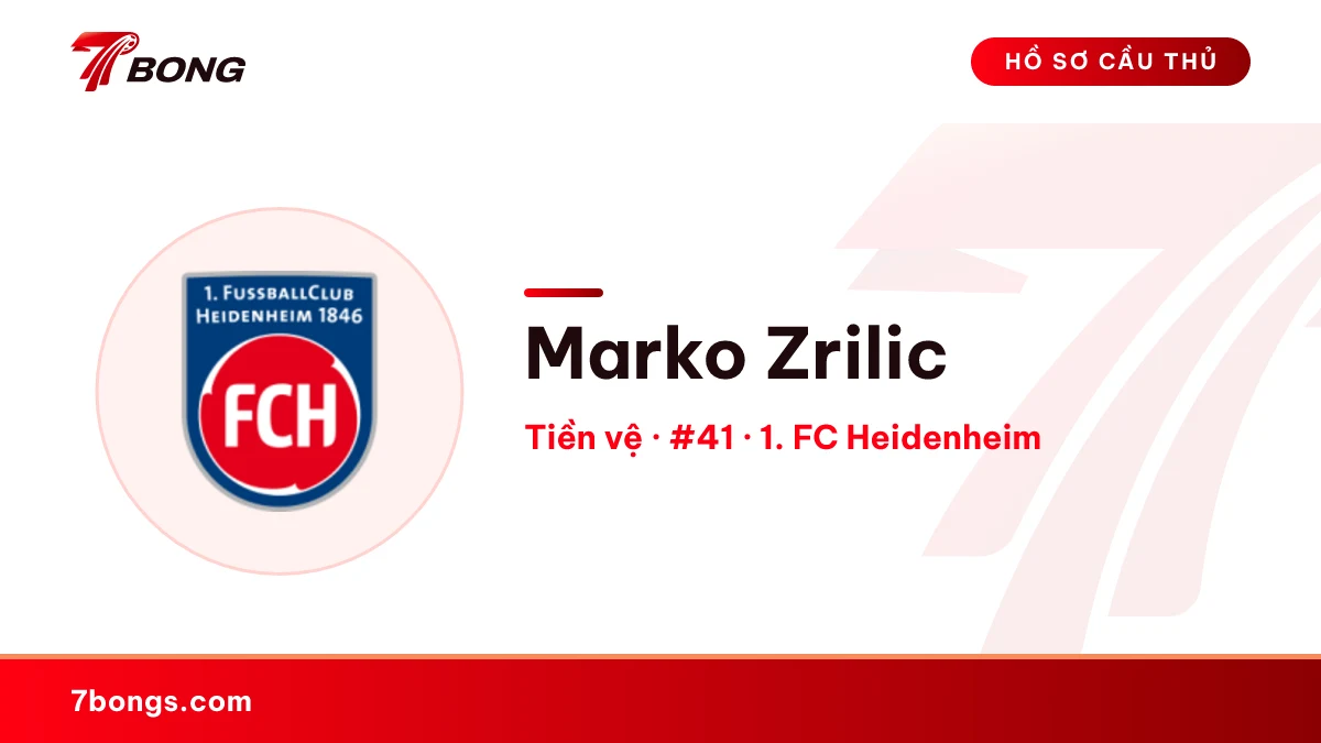 Marko Zrilic — 1. FC Heidenheim
