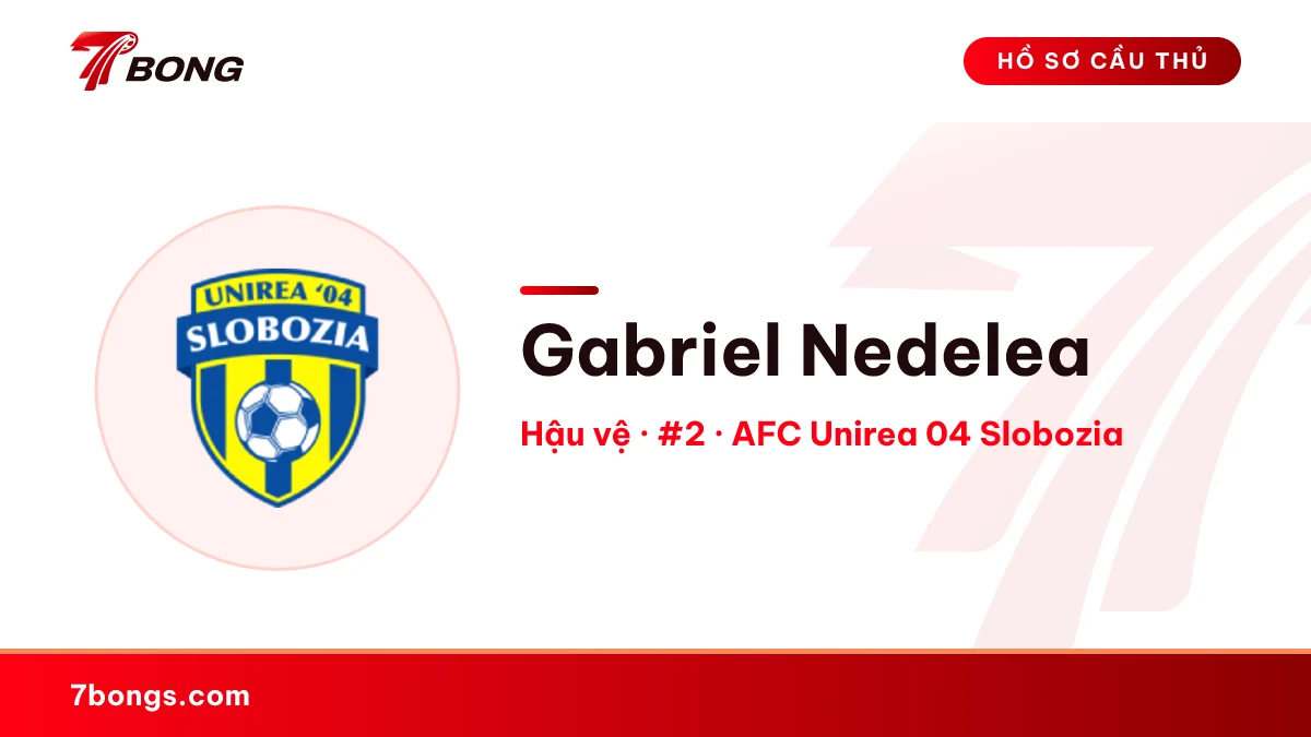 Gabriel Nedelea — AFC Unirea 04 Slobozia