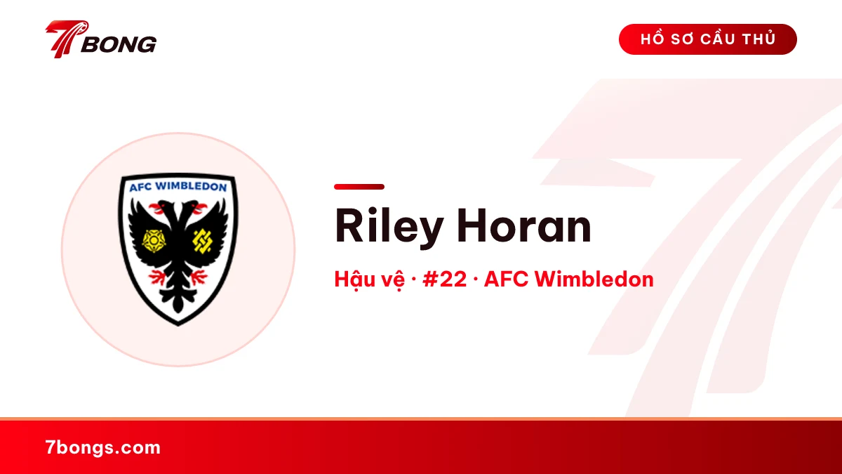 Riley Horan — AFC Wimbledon
