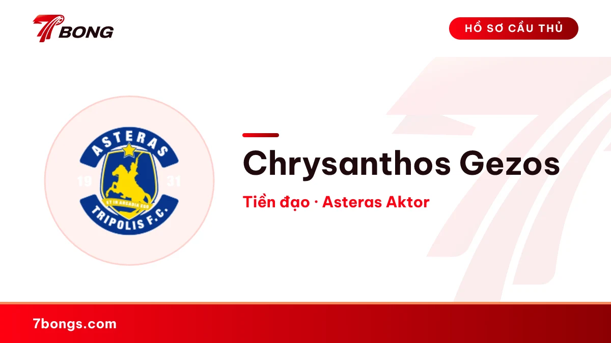 Chrysanthos Gezos — Asteras Aktor
