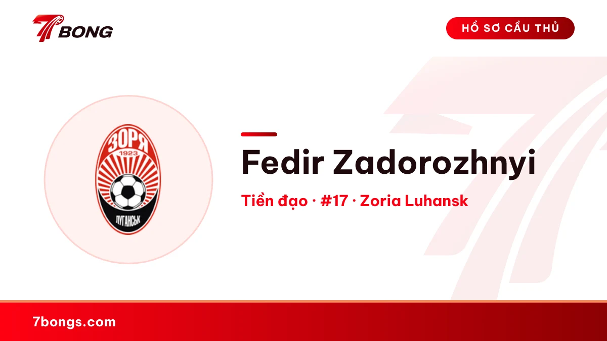 Fedir Zadorozhnyi — Zoria Luhansk