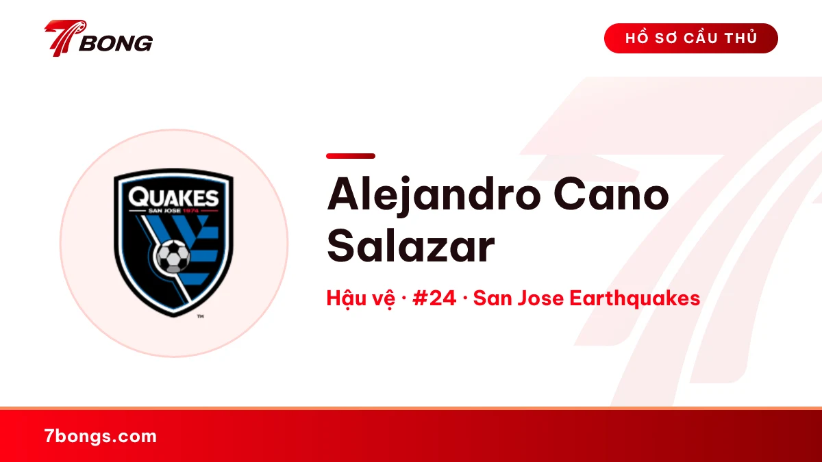 Alejandro Cano Salazar — San Jose Earthquakes