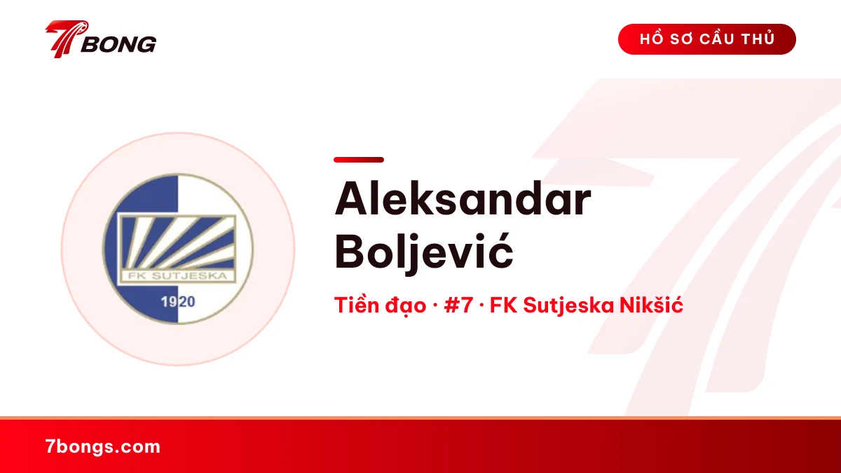 Aleksandar Boljević — FK Sutjeska Nikšić