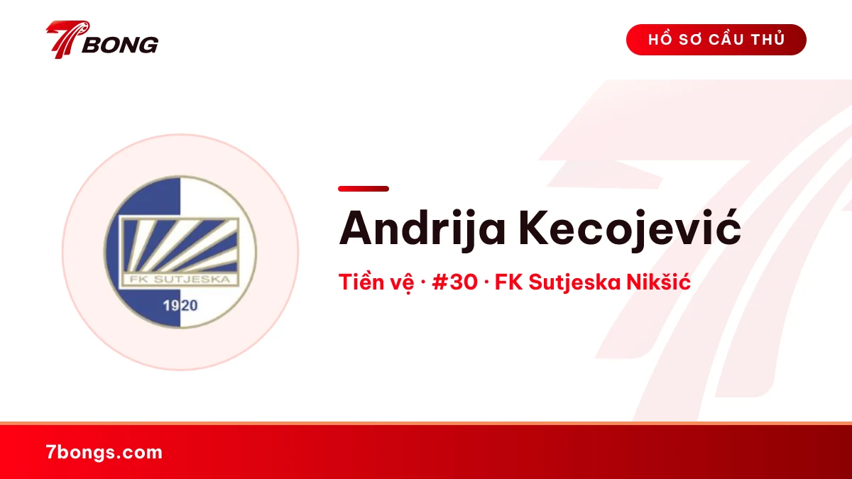 Andrija Kecojević — FK Sutjeska Nikšić