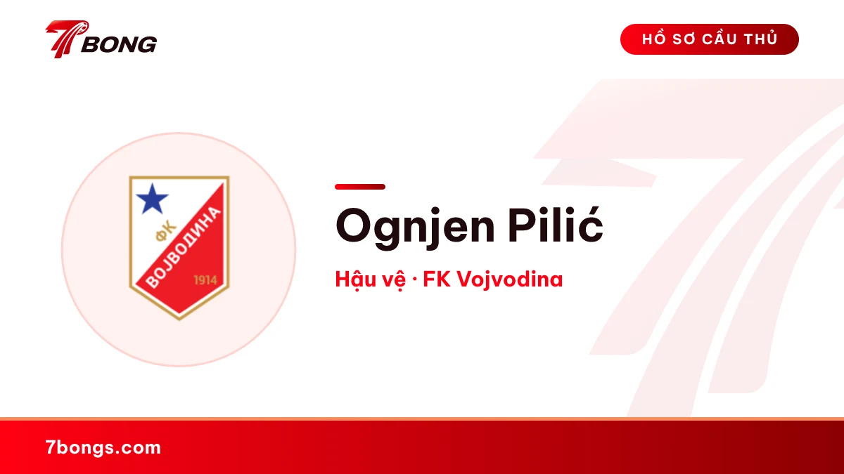 Ognjen Pilić — FK Vojvodina