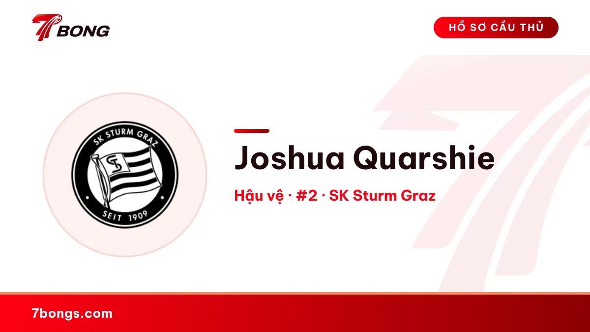 Joshua Quarshie — SK Sturm Graz