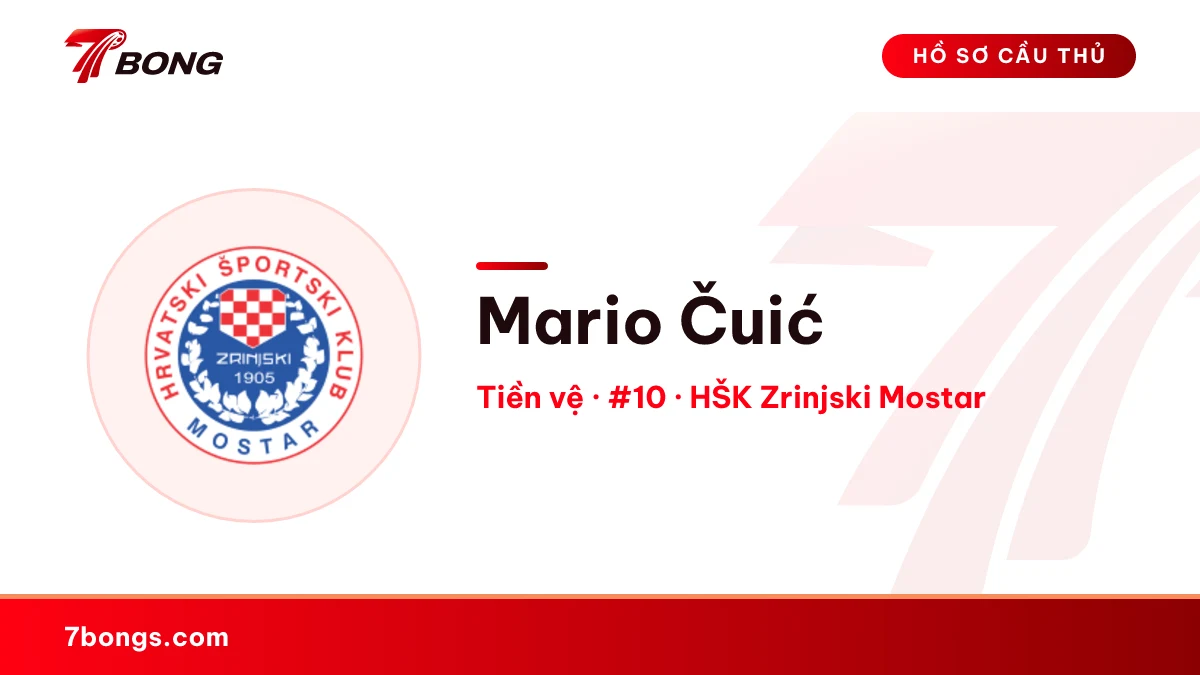 Mario Čuić — HŠK Zrinjski Mostar
