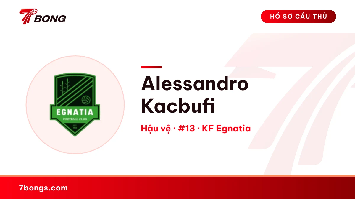 Alessandro Kacbufi — KF Egnatia