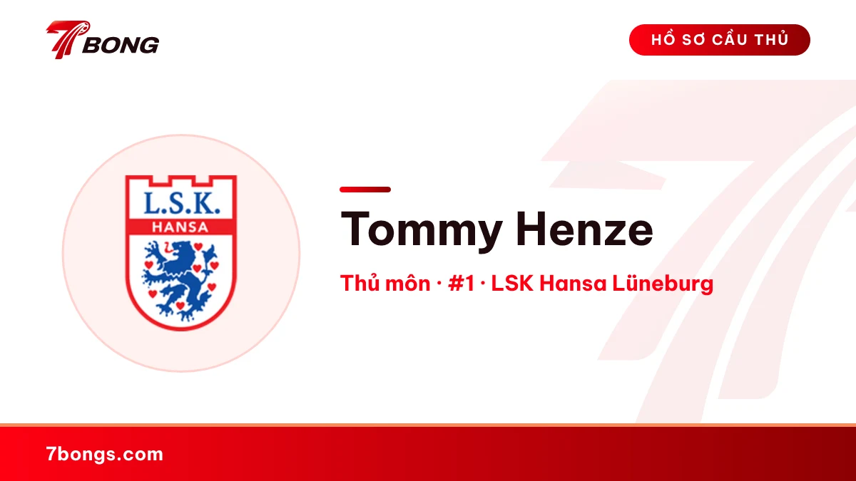 Tommy Henze — LSK Hansa Lüneburg