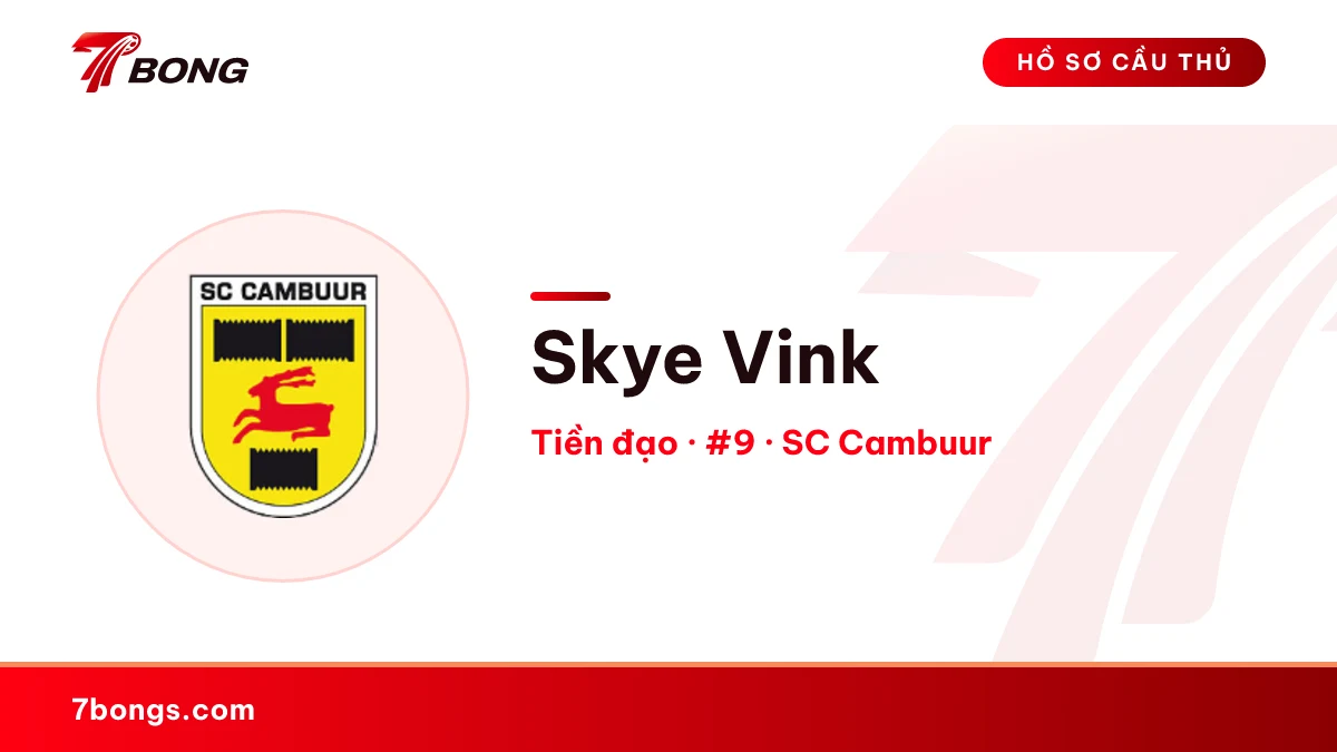 Skye Vink — SC Cambuur