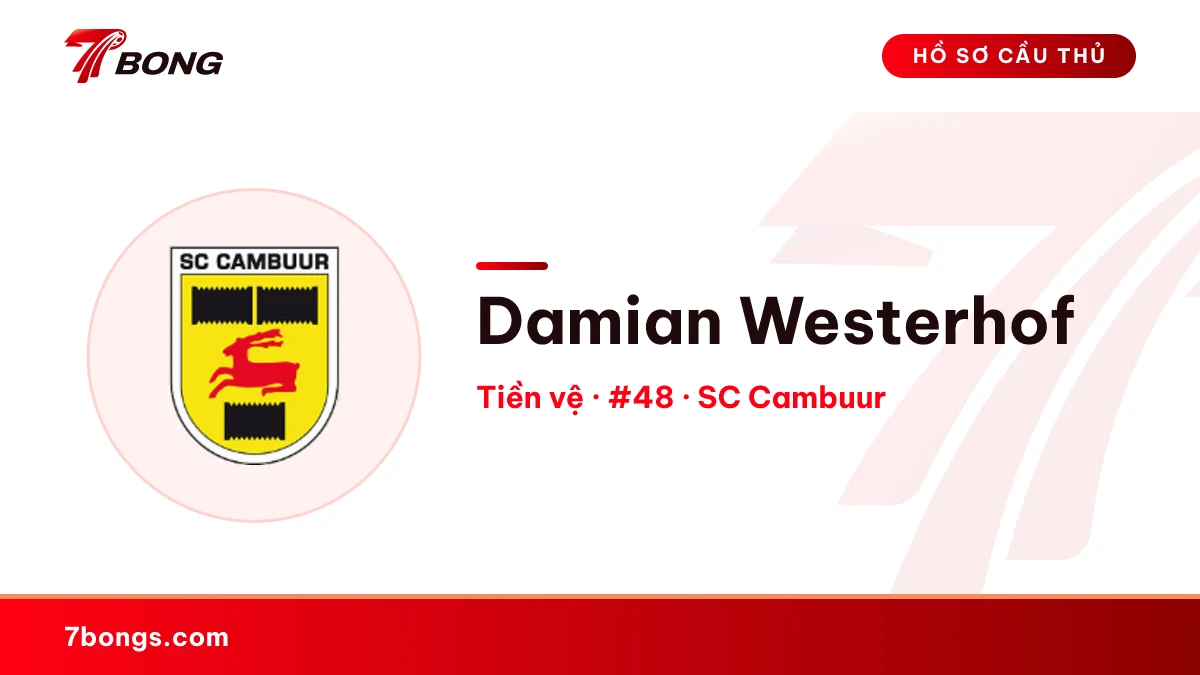 Damian Westerhof — SC Cambuur