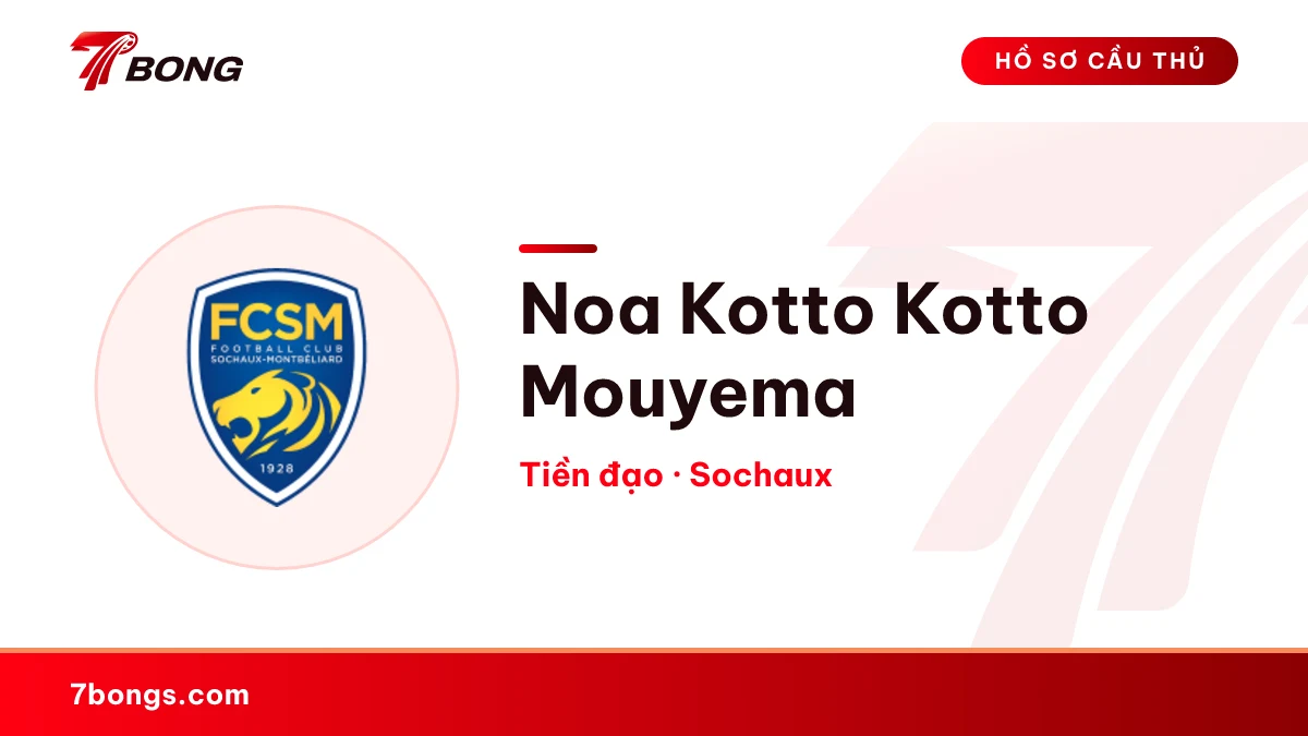 Noa Kotto Kotto Mouyema — Sochaux