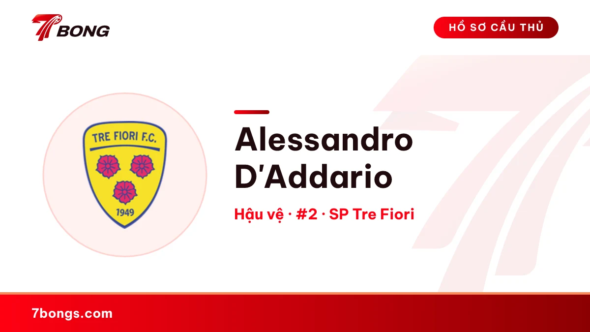 Alessandro D'Addario — SP Tre Fiori