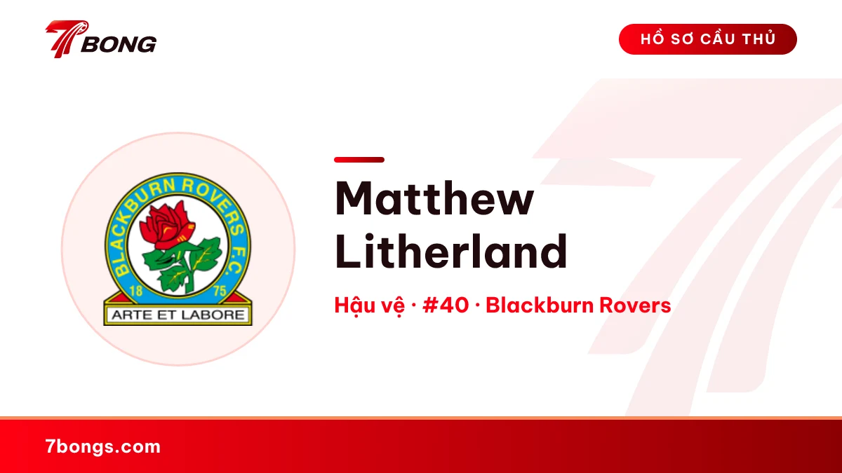 Matthew Litherland — Blackburn Rovers