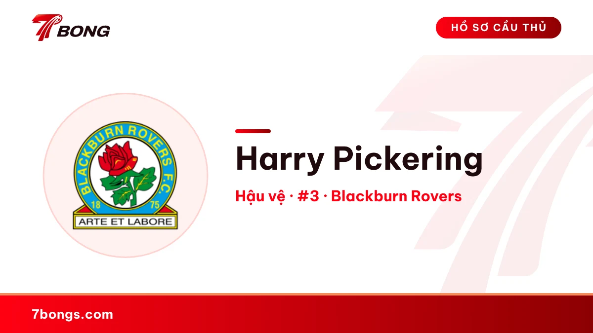 Harry Pickering — Blackburn Rovers