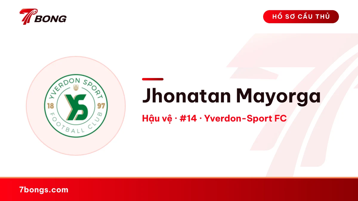 Jhonatan Mayorga — Yverdon-Sport FC