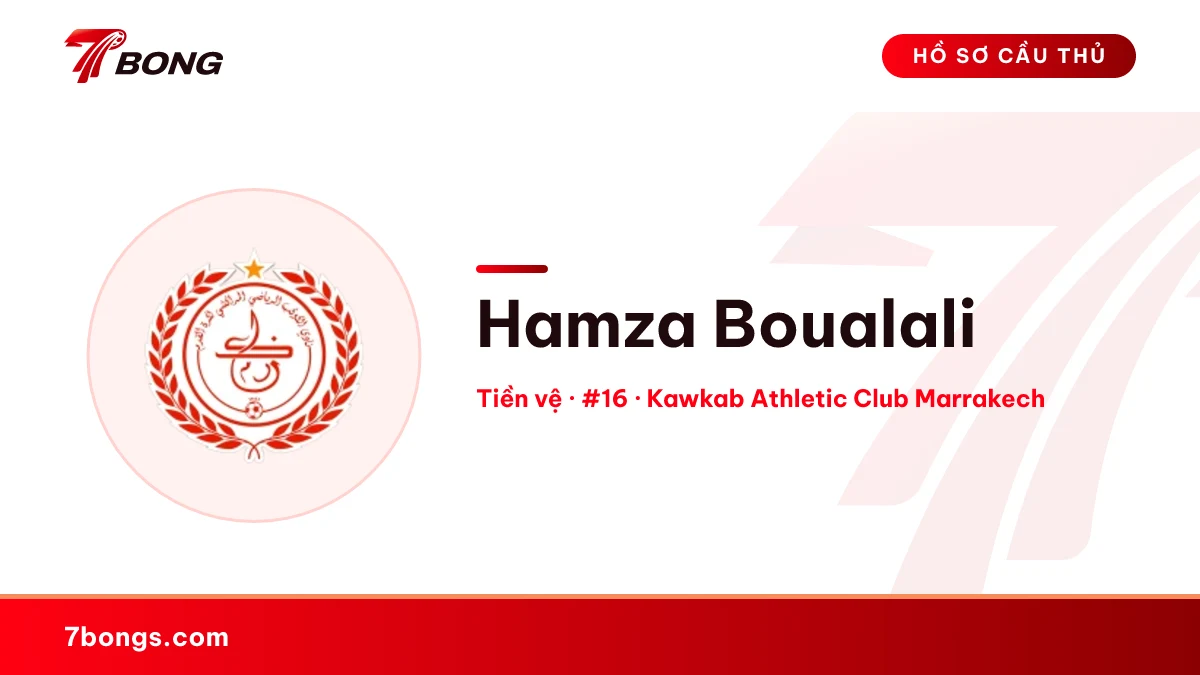 Hamza Boualali — Kawkab Athletic Club Marrakech