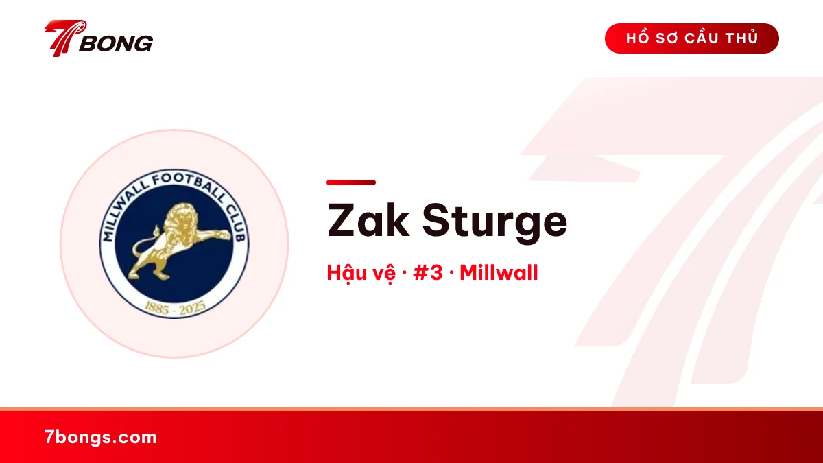 Zak Sturge — Millwall