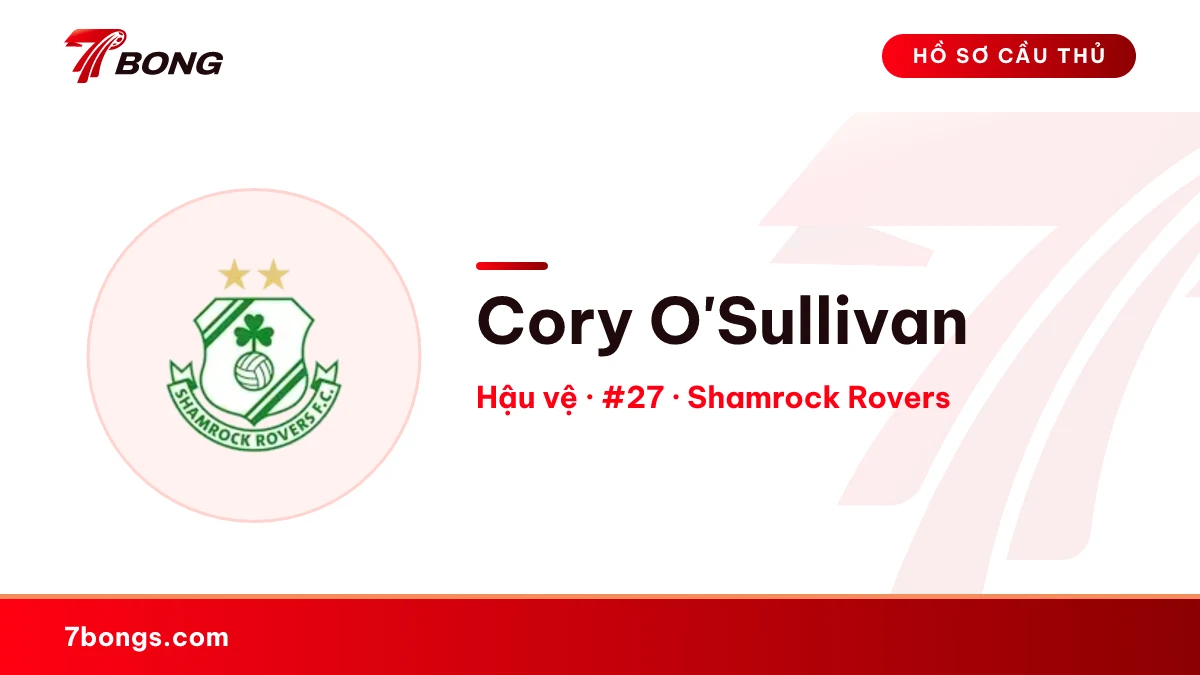Cory O'Sullivan — Shamrock Rovers