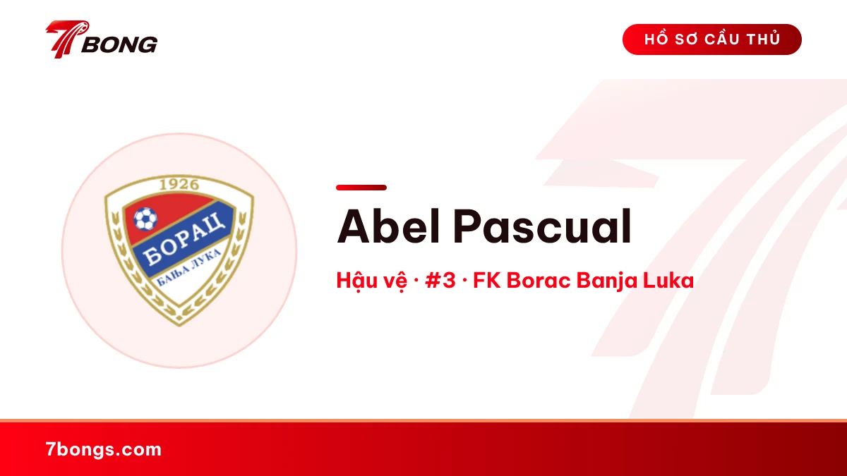Abel Pascual — FK Borac Banja Luka